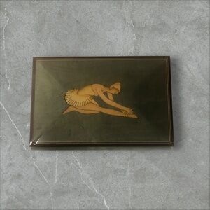 Reuge Ballerina Italy Italian Wood Inlay Music Box-Switzerland Music Nutcracker